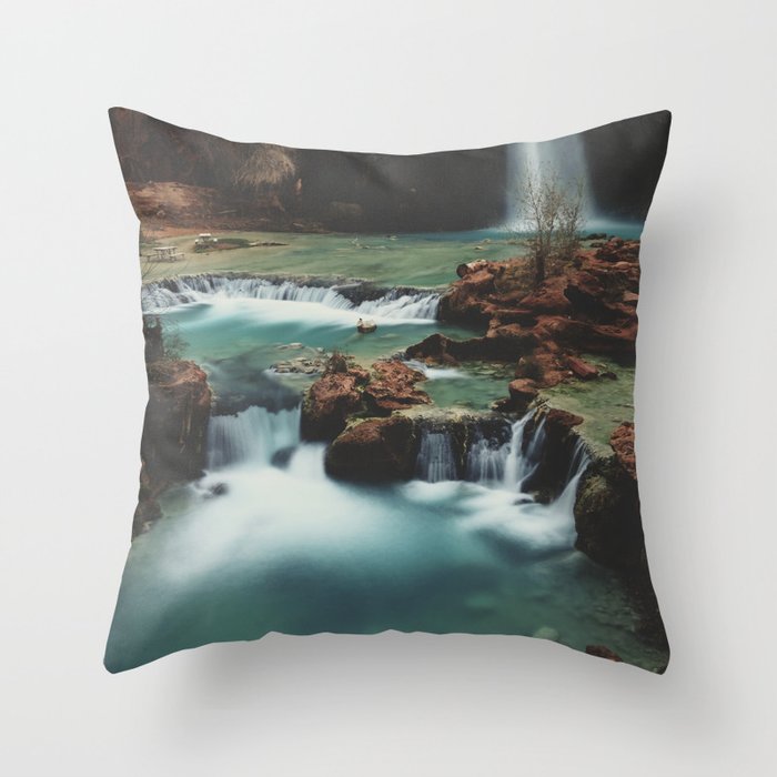 Havasu Falls Throw Pillow