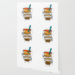 Boba Tea Wallpaper For Any Decor Style Society6 Boba fett is a fictional character in the star wars franchise created by george lucas. boba tea wallpaper for any decor style