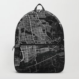 Puente Alto City Map of Cordillera, Chile - Dark Backpack