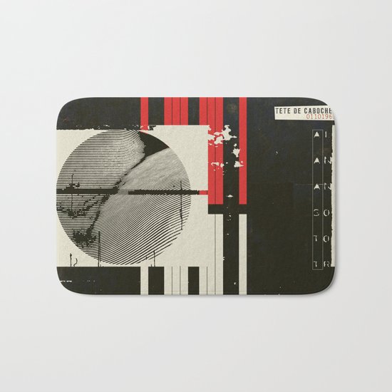 « graphique .1 » Bath Mat