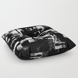 Black and White Floor Pillow
