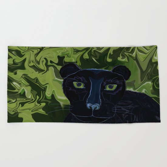 Do Panthers Fly? Beach Towel