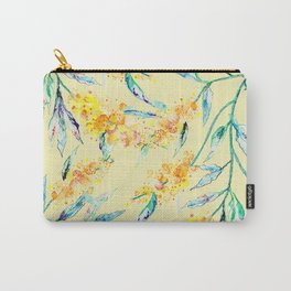 Australian Golden Wattle Watercolour Carry-All Pouch