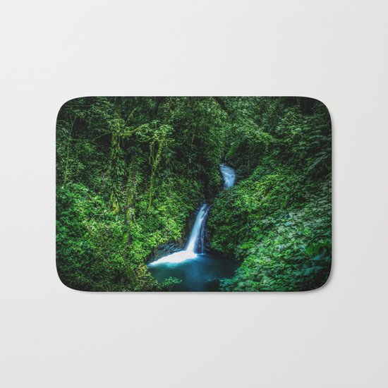 Jungle Waterfall Bath Mat