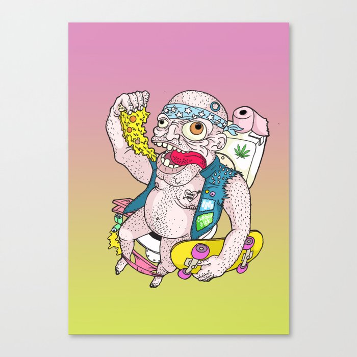 PSYCHEDELIC GUST Canvas Print