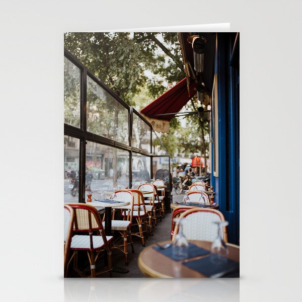 Paris Cafe & Restaurant, European France Travel Print | Parisian French Street, Fine Art Photography Stationery Cards