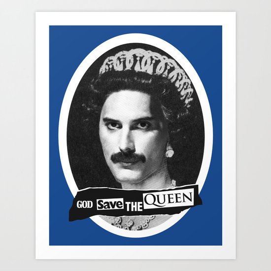 God Save The Queen Art Print