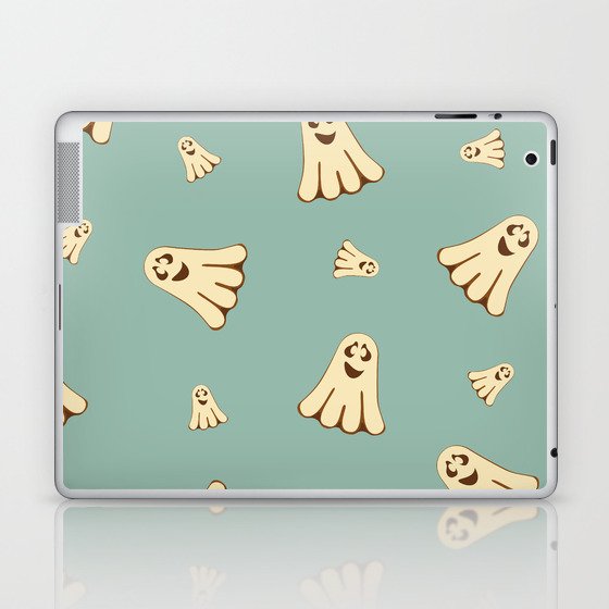 Ghost Seamless Pattern 01 Laptop & iPad Skin