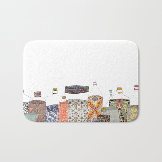 bottled happiness Bath Mat