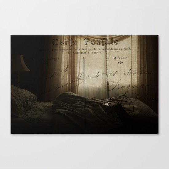 Waking up in Paris Canvas Print
