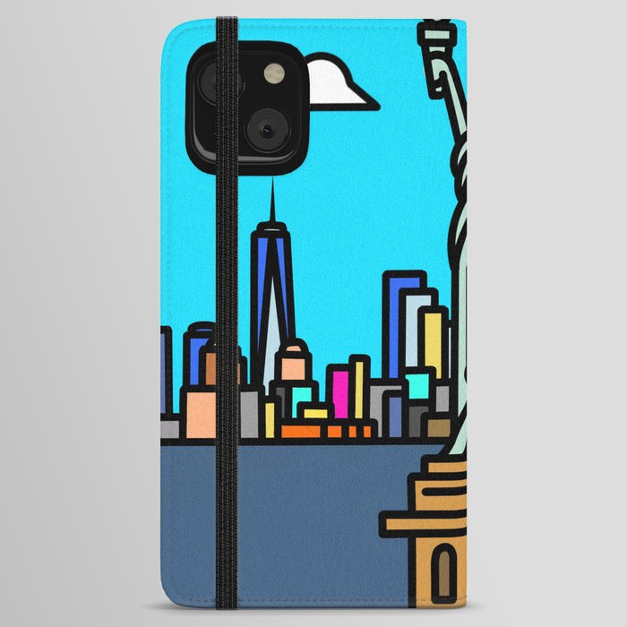 New York Liberty Statue iPhone Wallet Case