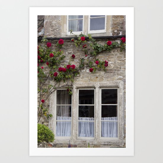 English Garden - Window Art Print