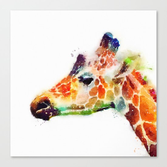 The Graceful - Giraffe Canvas Print
