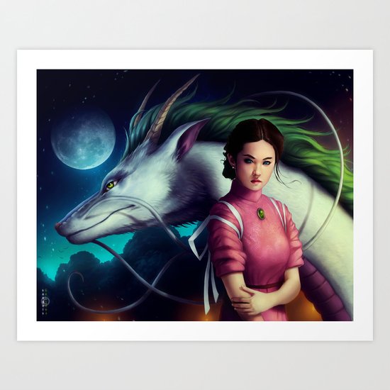 "Spirited Away" Art Print