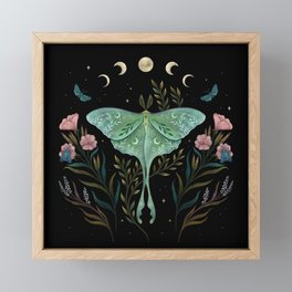 Luna and Forester Framed Mini Art Print