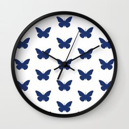 Butterfly Drawing Wall Clocks For Any Decor Style Society6 The life cycle of a butterfly can be depicted by a series of drawings that aren't too difficult to make draw a line pointing to the picture of larva(caterpillar) and label it larva. society6