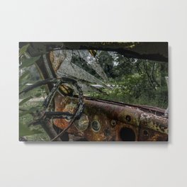 Dashed Board Abandoned Truck Dashboard Shattered Windshield Rusty Car Metal Print | Abandoned Car, Color, Classic Car, Digital, Rusting Car, Abandoned, Life After People, Mysterious, Photo, Abandonedcar 