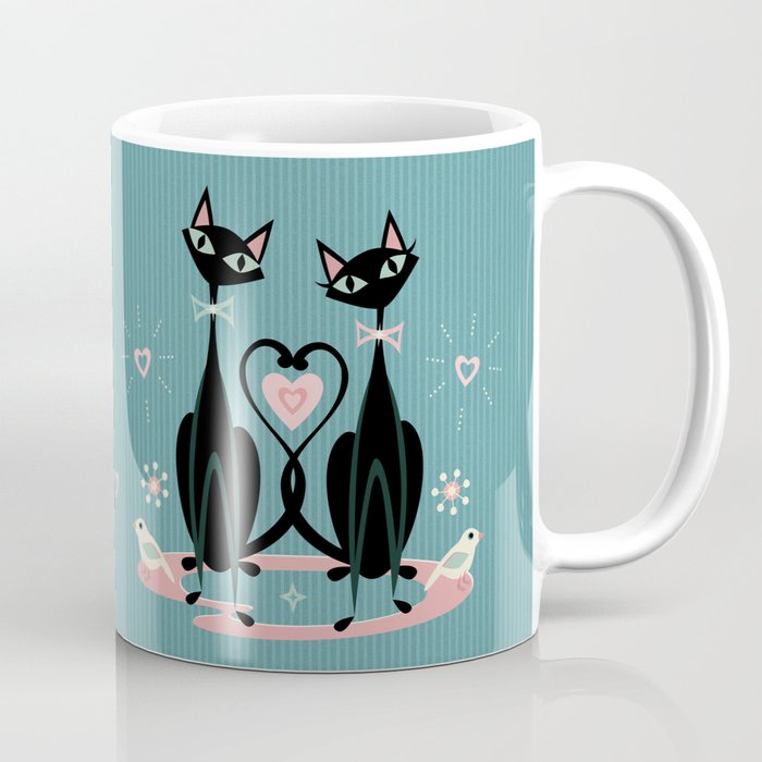 Vintage Kitty Love ©studioxtine Coffee Mug