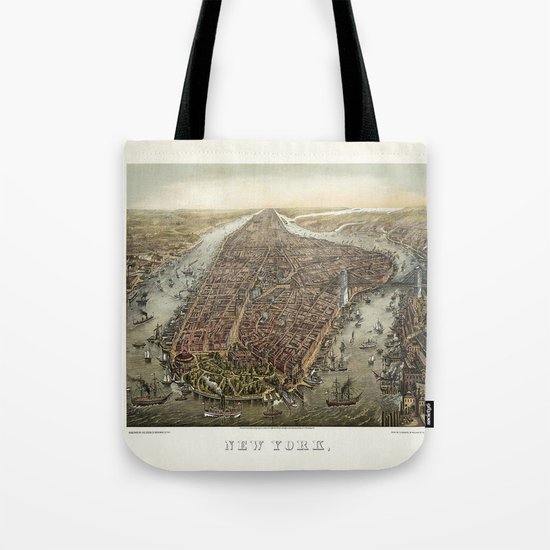 New York 1870 Tote Bag