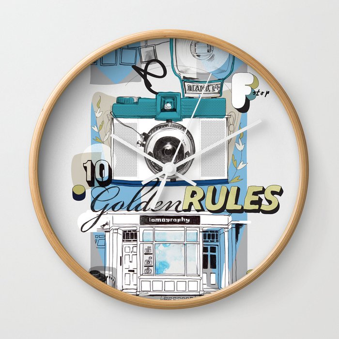 Ten Golden Rules Wall Clock