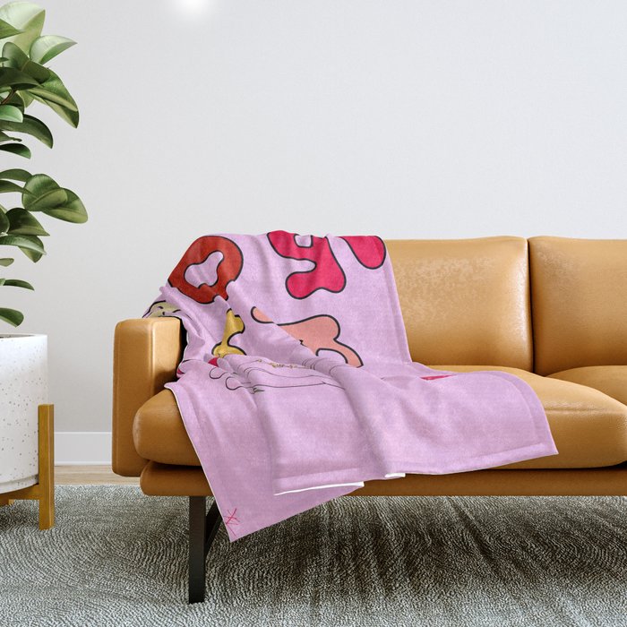 Growth Throw Blanket by Courtlyn Bliss Society6