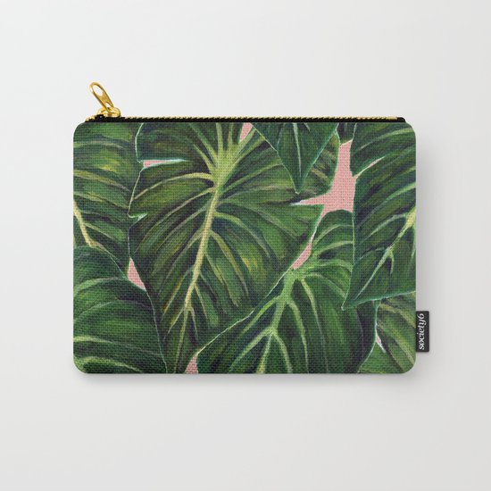 Tropical II Coral Carry-All Pouch