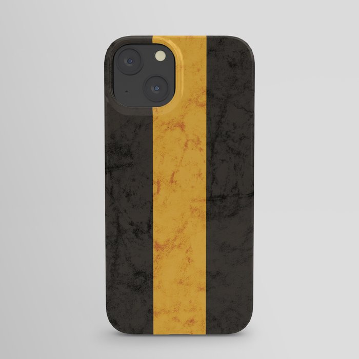Black and Gold House Colours iPhone Case