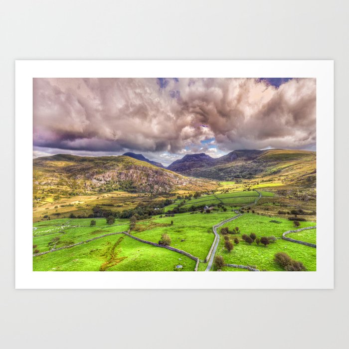 Thermals Over the Valley Art Print