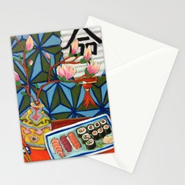 Still Life with Sushi Stationery Cards