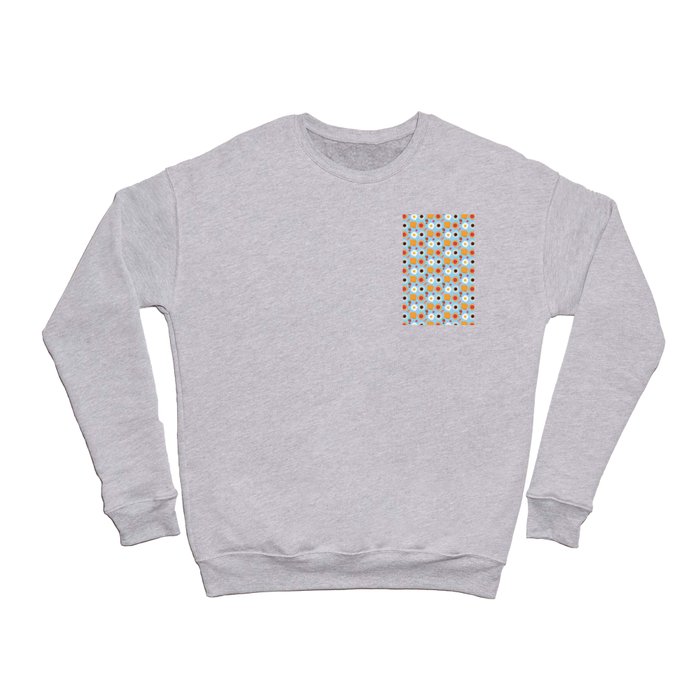 Trendy Breakfast Coffee Food Pattern Cute Summer Crewneck Sweatshirt by SH4RK DESIGN Society6