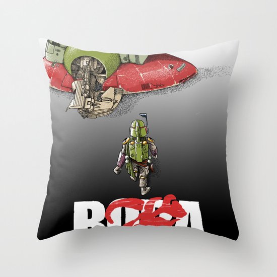 BobAkira Throw Pillow
