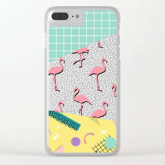 Dreaming 80s #society6 #decor #buyart Clear iPhone Case