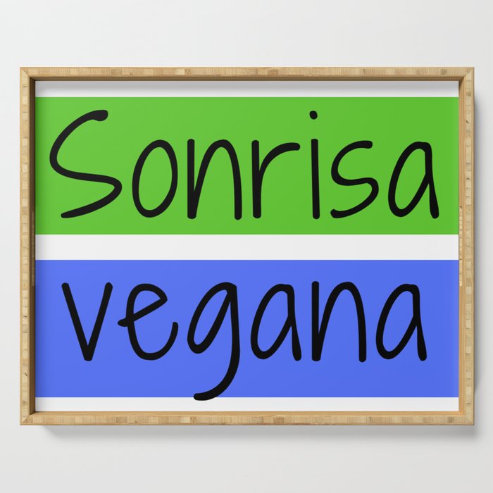 Sonrisa vegana | Vegan smile Serving Tray