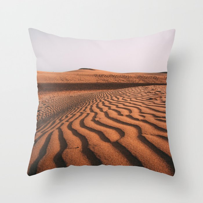 Color Dune Gran Canarie Throw Pillow