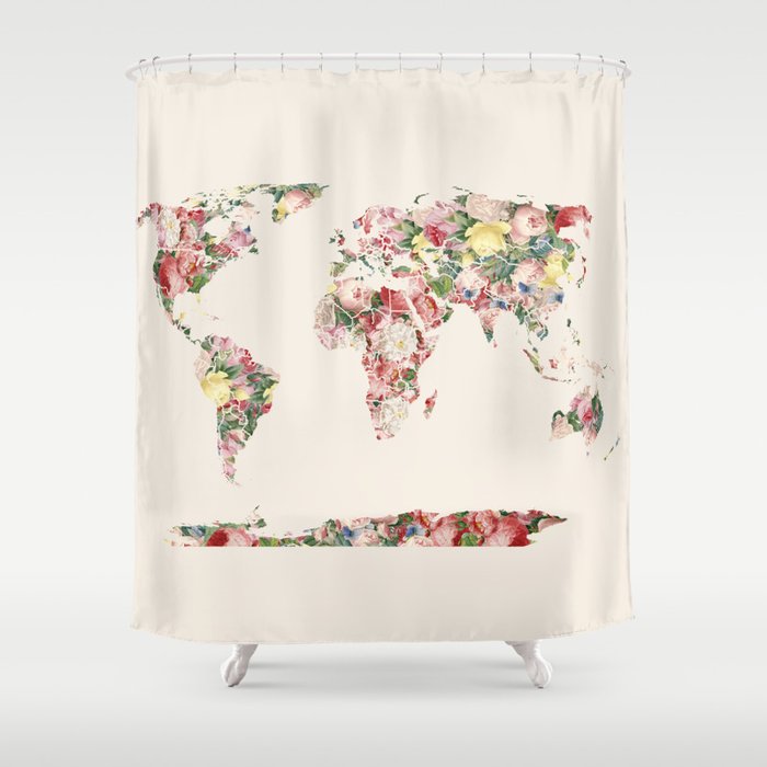 Beautiful World Shower Curtain