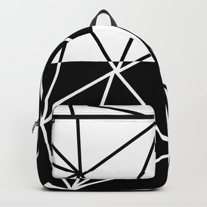 LOWPOLY (BLACK-WHITE) Backpack