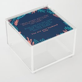 True crime: You are your husband now Acrylic Box