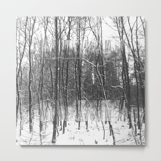FORCED MIRROR II. Metal Print