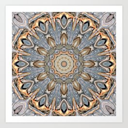 Star Flower of Symmetry 23 Art Print