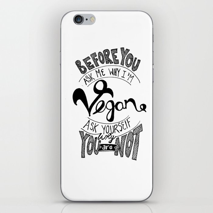 Why Vegan? iPhone Skin
