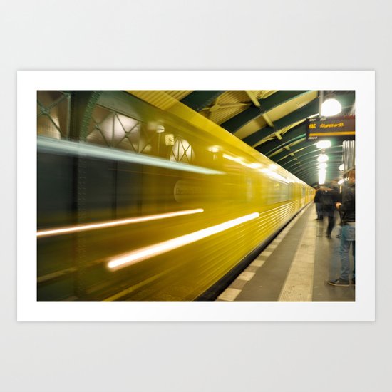 U-Bahn Art Print