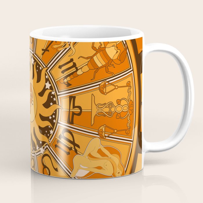 Harley And J Zodiac Orange Coffee Mug By Harleyandj Society6