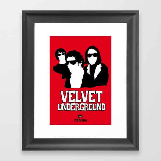 VELVET UNDERGROUND R Framed Art Print