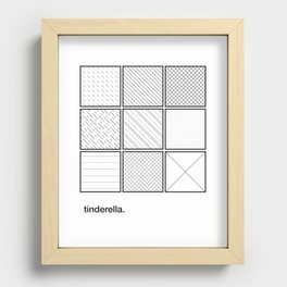 tinderella Recessed Framed Print