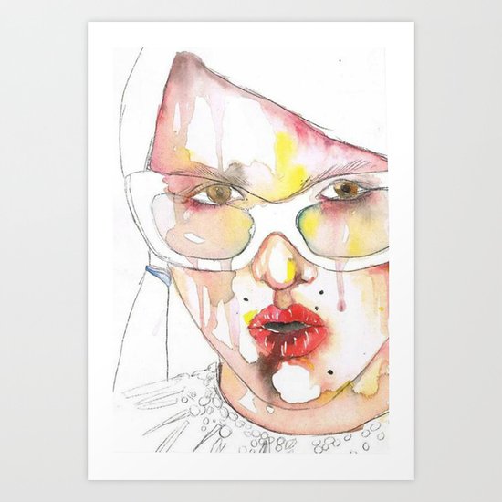 Lips Art Print