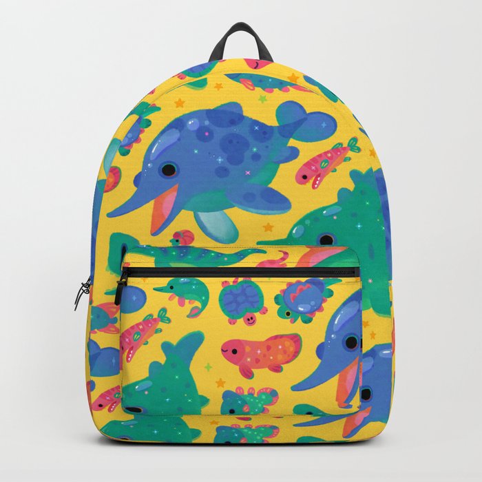 Triassic baby - yellow Backpack