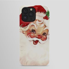 Vintage Santa 4 iPhone Case | Digital, Graphicdesign, Yule, Xmas, Santaclaus, Holiday, Christmas, Other, Smilingsanta, Santa 