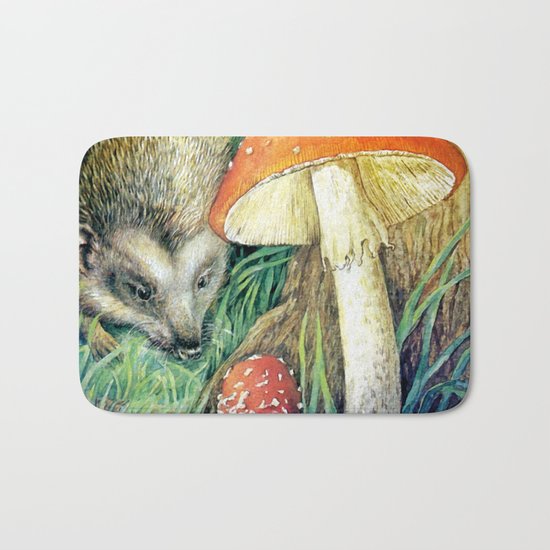 Mushrooms Bath Mat