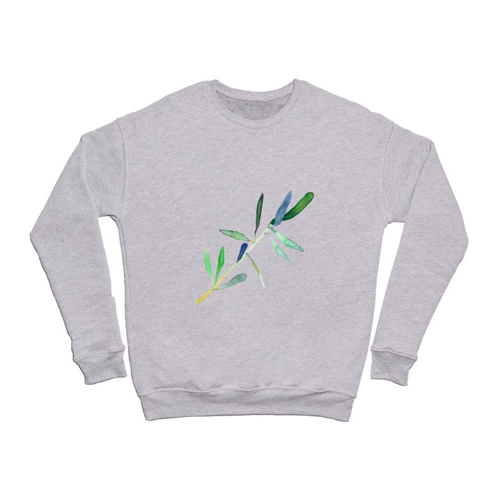 Olive branch Crewneck Sweatshirt