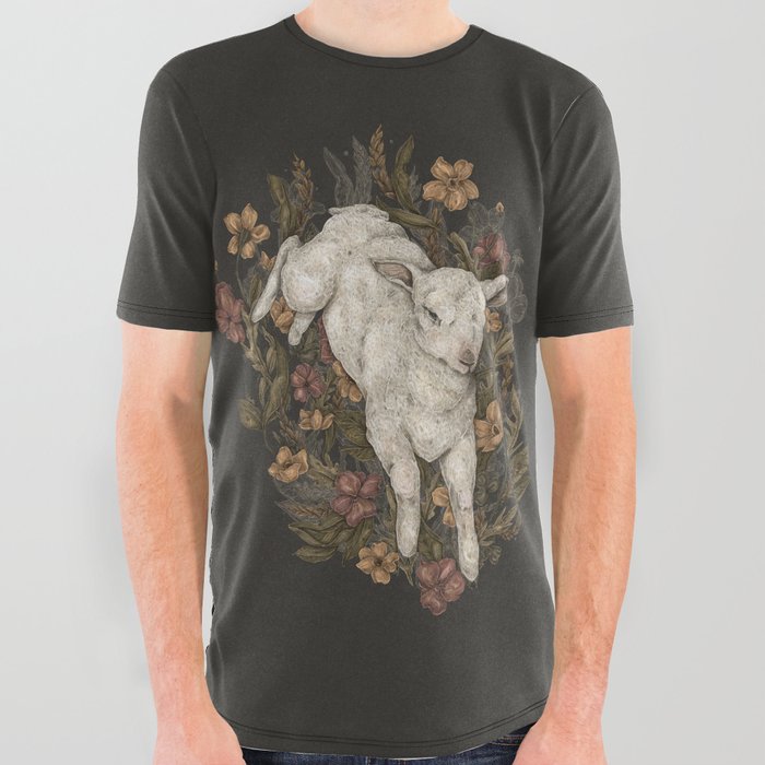 Lamb All Over Graphic Tee